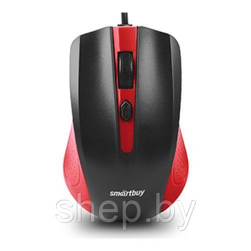 Мышь проводная SMARTBUY ONE 352 цвет: красно-черный (SBM-352-RK) - фото 3 - id-p168620726