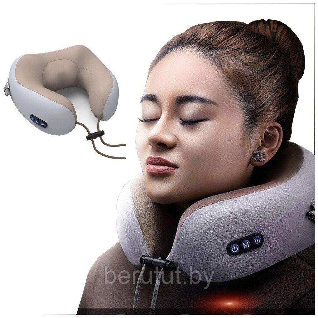 Массажная подушка для шеи U-Shaped Massage Pillow - фото 1 - id-p168620790