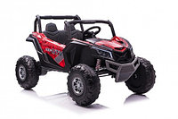 Детский электромобиль RiverToys H555HH (красный Spider) Двухместный Buggy