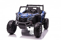 Детский электромобиль RiverToys H555HH (синий Spider) Двухместный Buggy