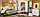 Набор мебели для спальни "Графиня" КМК 0379. БЕЛЫЙ /БЕЛЫЙ МЕТАЛЛИК ПАТИНА ЗОЛОТО Производитель КМК, фото 2