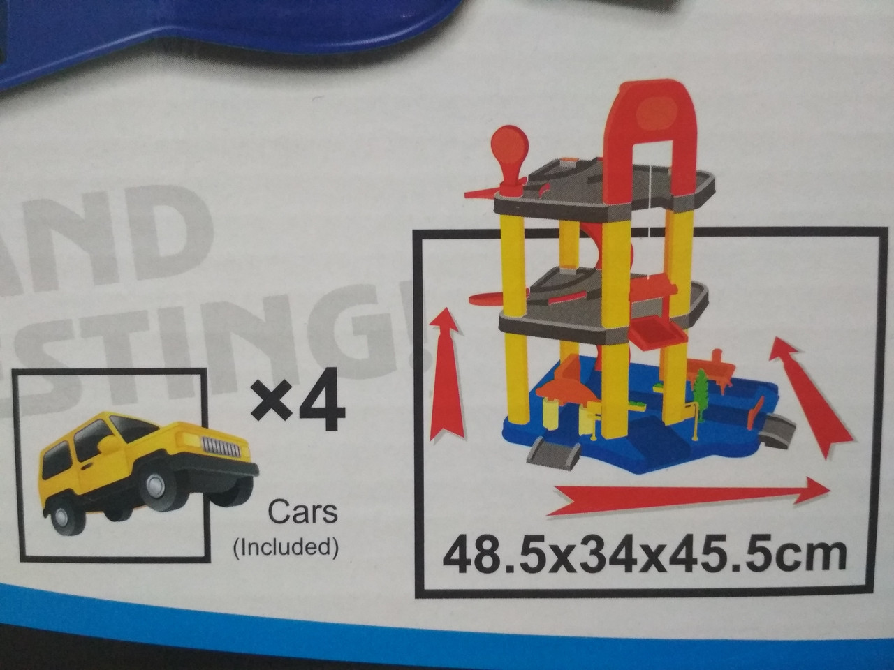 Детский игровой набор паркинг, гараж - фото 3 - id-p168629287