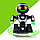 2629-T5B Робот на радиоуправлении, свет, звук, интерактивная игрушка, робот на р/у, высота 25 см, фото 6
