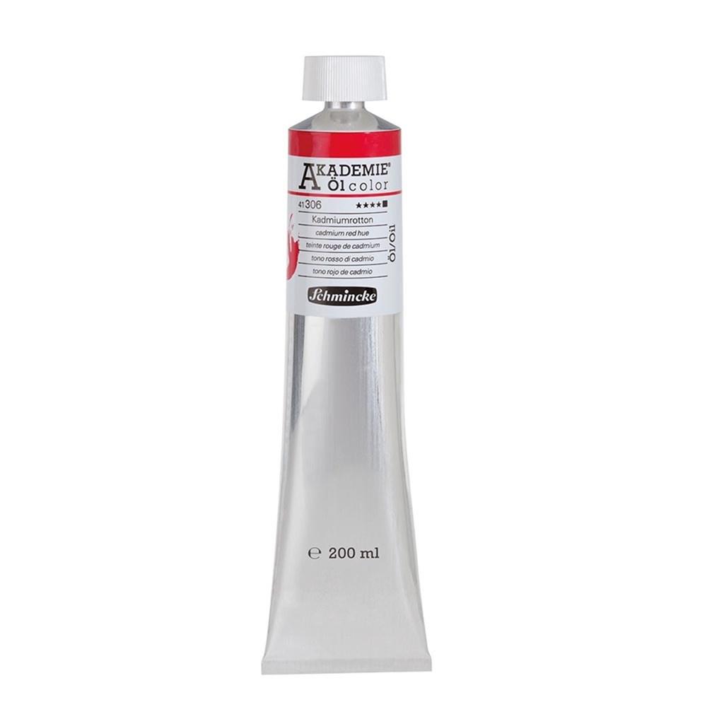 Масляная краска Akademie 200 мл, цвет cadmium red hue №306
