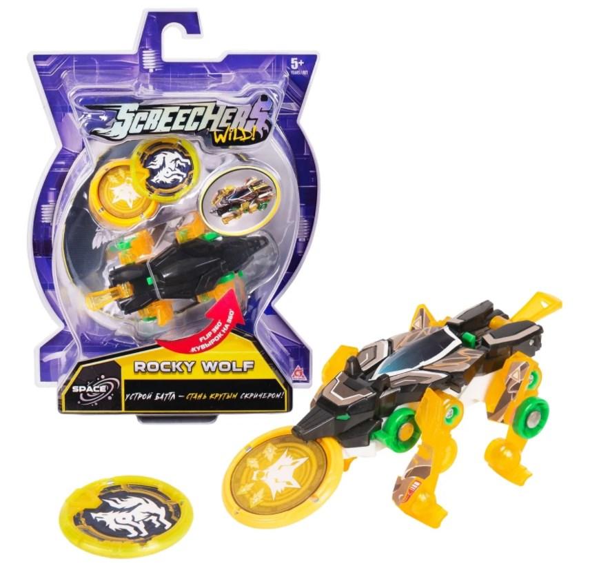 Screechers Wild Дикие Скричеры Машинка-трансформер Роки Вулф S1 Screechers Wild 40662
