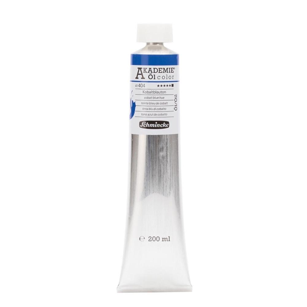 Масляная краска Akademie 200 мл, цвет cobalt blue hue №404