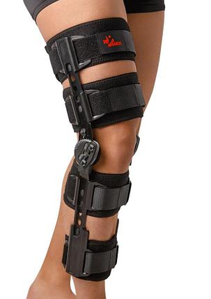 Ортез коленного сустава с регулируемыми боковыми ребрами жесткости (Брейс), фото 2