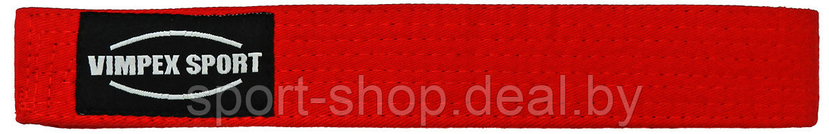 Пояс для кимоно красный VimpexSport ECB-4008 2,8м - фото 1 - id-p168683580
