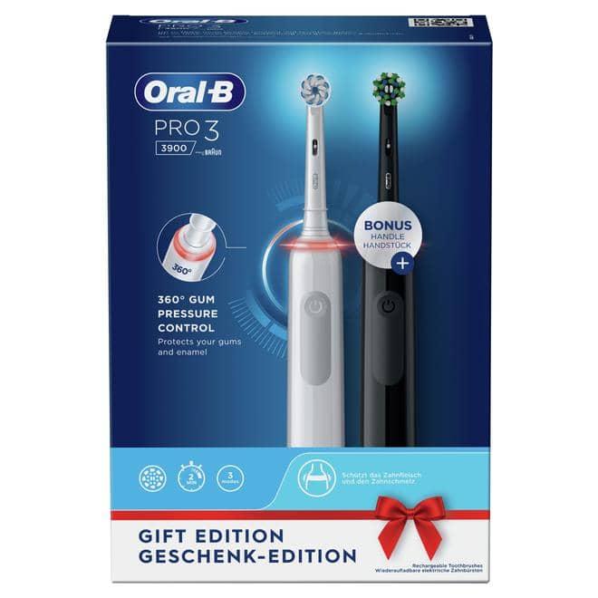 Комплект электрических зубных щеток Oral-B Pro 3 3900 Duo