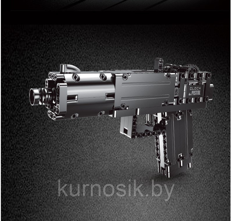Конструктор 14008 MOULD KING Автоматический пистолет Glock, 288 деталей - фото 5 - id-p168685070