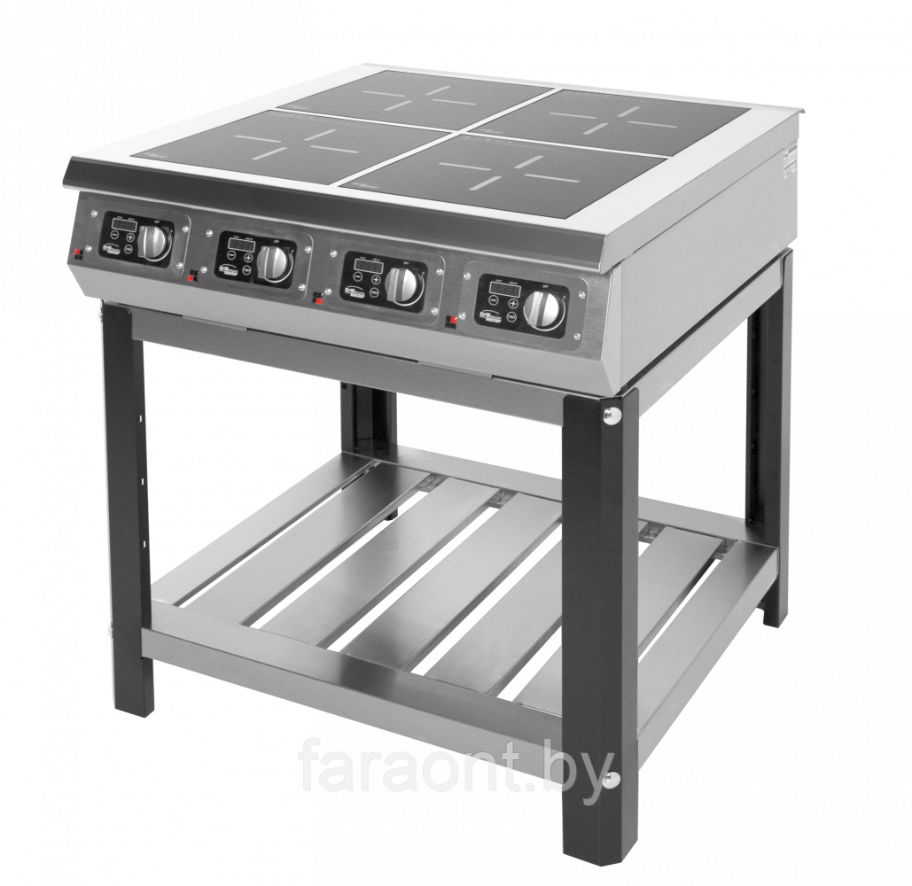 Плита индукционная 4-х конфорочная GRILL MASTER Ф4ИП/800 (на подставке) арт.60001
