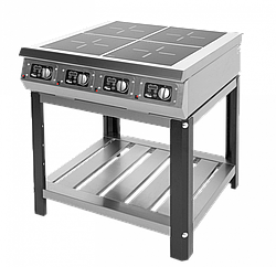 Плита индукционная 4-х конфорочная GRILL MASTER Ф4ИП/800 (на подставке) арт.60001