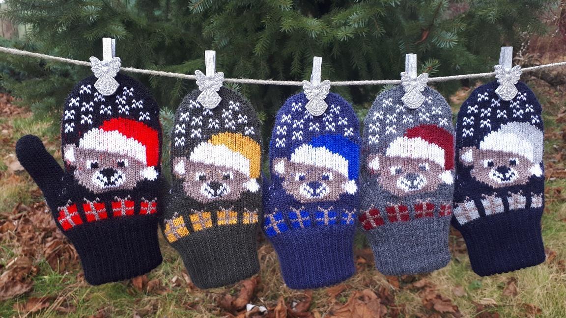 Варежки детские модель GIFT