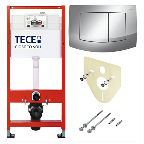 TECE Basekit инсталляция для подвесного унитаза с панелью смыва Teceambia - фото 2 - id-p168687483