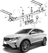 Фаркоп Bosal на GEELY COOLRAY (SX11) (2019-)