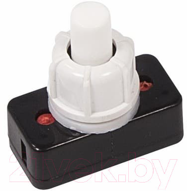 Кнопка выключатель 250V 1А (2с) ON-OFF (для настольной лампы) белый 36-3010 - фото 1 - id-p146006476