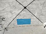 Палатка зимняя утепленная 3-х слойная Trophy Hunter куб 2,2х2,2х2,25м, цвет пиксель-зима, фото 7