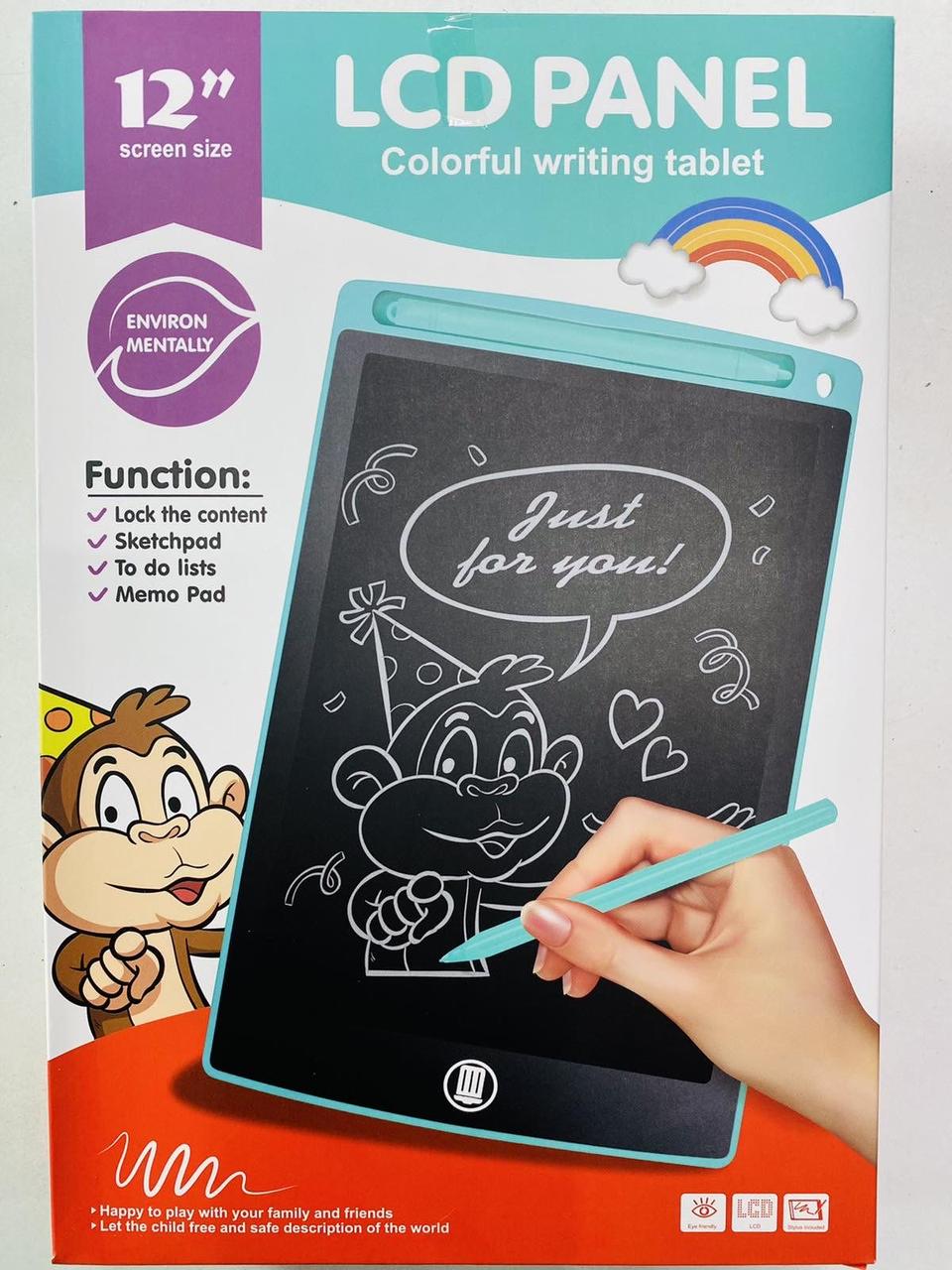 Детский графический планшет для рисования LCD Writing Tablet 12 дюймов - фото 3 - id-p168691421