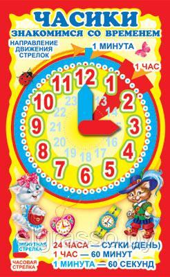 Мини-плакат А4 "Часики с двигающимися стрелками", Сфера - фото 1 - id-p112203935