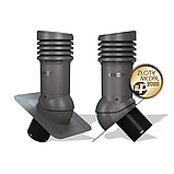 Вентиляционный выход изолированный Wirplast WiroVent Standard EVO 150 (E06) для битумной кровли (под монтаж), фото 8
