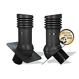 Вентиляционный выход изолированный Wirplast WiroVent Standard EVO 150 (E06) для битумной кровли (под монтаж), фото 9
