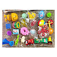 Адвент календарь детский зимний 24 дня с игрушками антистресс, фото 2