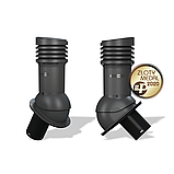 Вентиляционный выход изолированный Wirplast WiroVent Normal EVO 125 (E10) для битумной кровли, для фальцевой, фото 3
