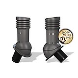 Вентиляционный выход изолированный Wirplast WiroVent Normal EVO 125 (E10) для битумной кровли, для фальцевой, фото 5