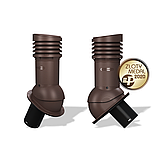 Вентиляционный выход изолированный Wirplast WiroVent Normal EVO 125 (E10) для битумной кровли, для фальцевой, фото 6