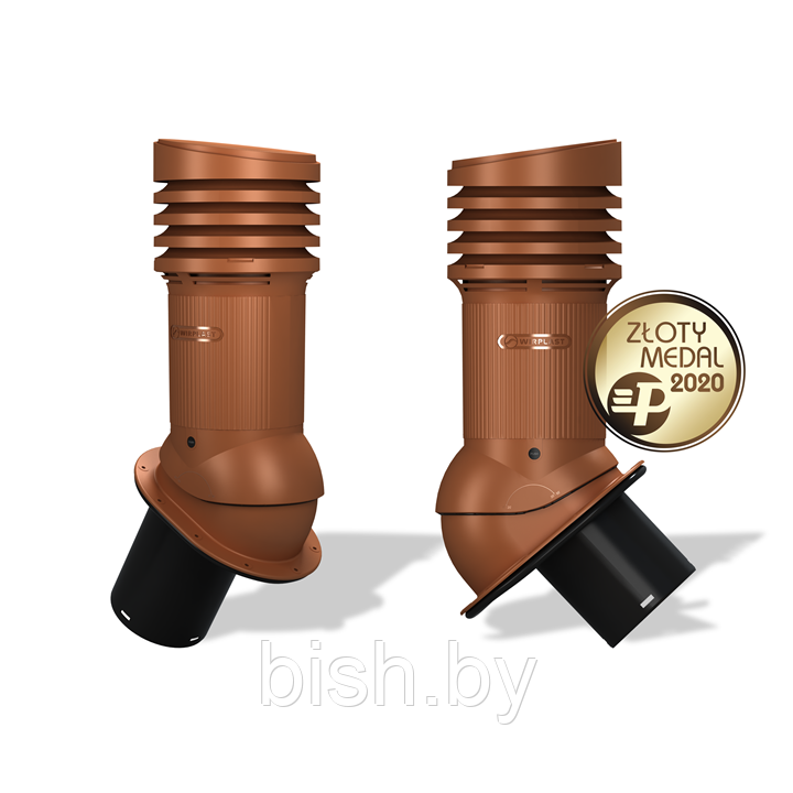 Вентиляционный выход неизолированный Wirplast WiroVent Normal EVO 150 (E13) для битумной кровли, для фальцевой