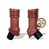 Вентиляционный выход изолированный Wirplast WiroVent Normal EVO 150 (E14) для битумной кровли, для фальцевой, фото 9