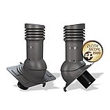 Вентиляционный выход изолированный Wirplast WiroVent Uniwersal EVO 125 (E18) для металлочерепицы, профнастила, фото 6