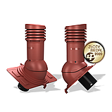Вентиляционный выход изолированный Wirplast WiroVent Uniwersal EVO 125 (E18) для металлочерепицы, профнастила, фото 8