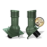 Вентиляционный выход изолированный Wirplast WiroVent Uniwersal EVO 125 (E18) для металлочерепицы, профнастила, фото 7