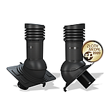 Вентиляционный выход изолированный Wirplast WiroVent Uniwersal EVO 125 (E18) для металлочерепицы, профнастила, фото 10