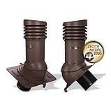 Вентиляционный выход неизолированный Wirplast WiroVent Uniwersal EVO 150 (E21) для металлочерепицы, профнастил, фото 6