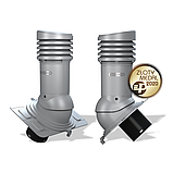 Вентиляционный выход неизолированный Wirplast WiroVent Uniwersal EVO 150 (E21) для металлочерепицы, профнастил, фото 9