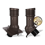 Вентиляционный выход изолированный Wirplast WiroVent Uniwersal EVO 150 (E22) для металлочерепицы, профнастила, фото 5