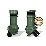 Вентиляционный выход неизолированный Wirplast WiroVent Perfekta EVO 125 (E25) для металлочерепиц, профнастилов, фото 3