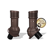 Вентиляционный выход изолированный Wirplast WiroVent Perfekta EVO 125 (E26) для металлочерепиц, профнастилов, фото 6