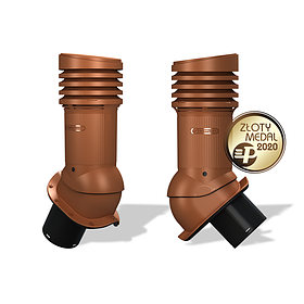 Вентиляционный выход неизолированный Wirplast WiroVent Perfekta EVO 150 (E29) для металлочерепиц, профнастилов
