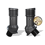 Вентиляционный выход неизолированный Wirplast WiroVent Perfekta EVO 150 (E29) для металлочерепиц, профнастилов, фото 2