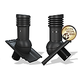 Вентиляционный выход неизолированный Wirplast WiroVent Tile EVO 125 (E33) для керамической черепицы, для ЦПЧ, фото 3