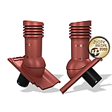 Вентиляционный выход неизолированный Wirplast WiroVent Tile EVO 125 (E33) для керамической черепицы, для ЦПЧ, фото 5