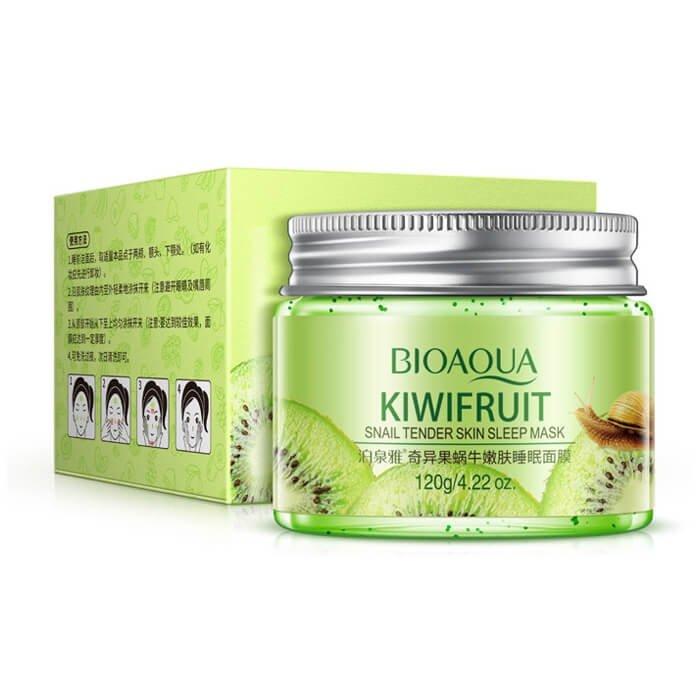 Ночная маска для лица Bioaqua Kiwifruit Snail Tender Skin, 120 ml