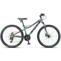 Велосипед Stels Navigator 610 MD 26 V040 р.16 2020 (серый/зеленый)