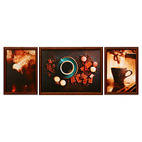 Набор постеров "Любовь к кофе" (2-21х30 см, 1-42х30 см)