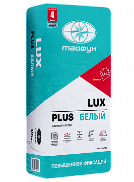 Клеевой состав LUX PLUS БЕЛЫЙ  цементный 25 кг