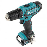 Аккум. дрель-шуруповерт MAKITA DF 333 DWAE (12.0 В, 2 акк., 2.0 А/ч Li-Ion, 2 скор., 30 Нм, шурупы до 8 мм), фото 3