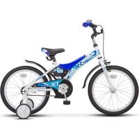 Детский велосипед Stels Jet 18 Z010 2020 (белый/голубой)